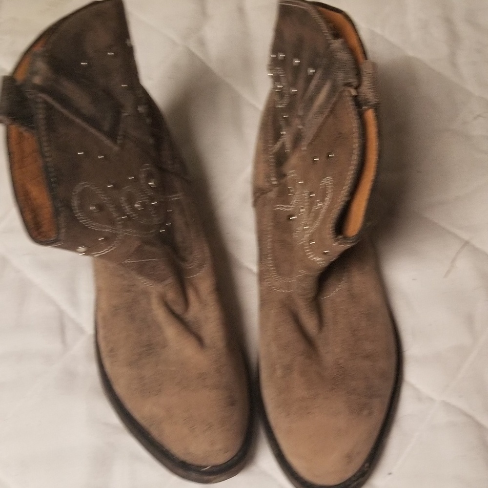 Ankle cowboy boots
